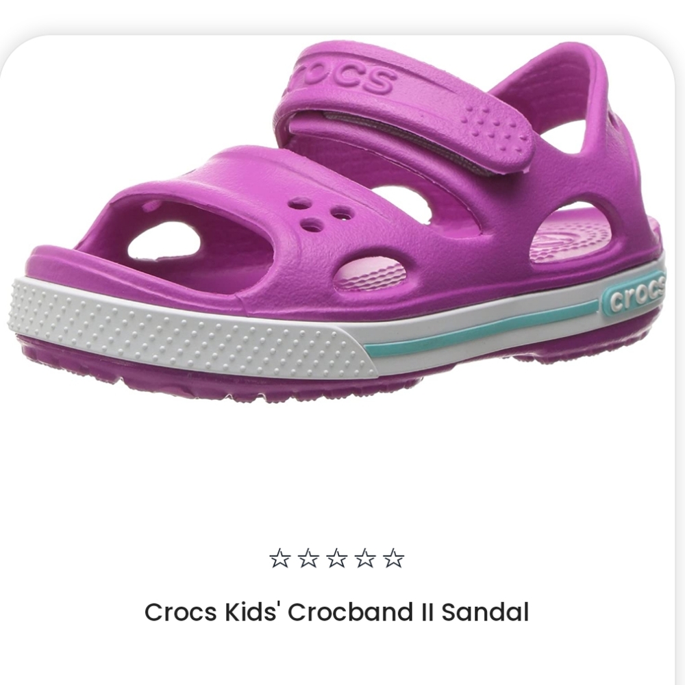 👧 Crocs Crocband II Sandals - Pink